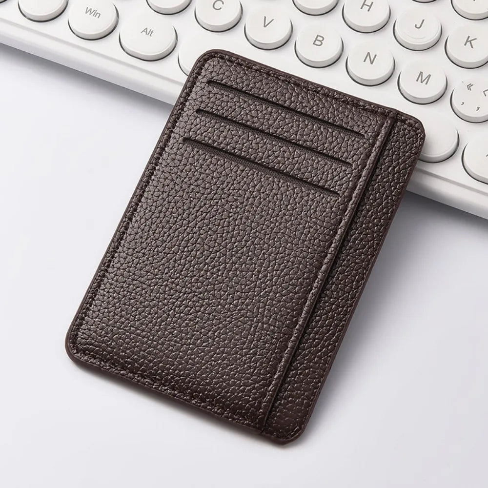 Men's Slim Minimalist RFID Blocking Front Pocket Wallet | Portable Card Holder