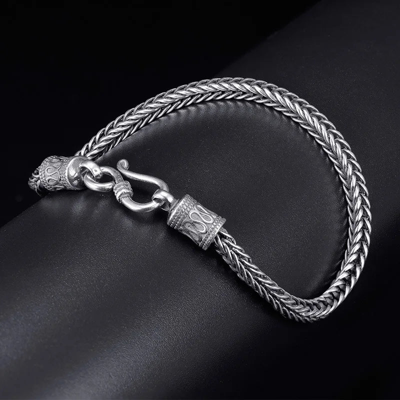 925 Sterling Silver Vintage Chain Bracelet