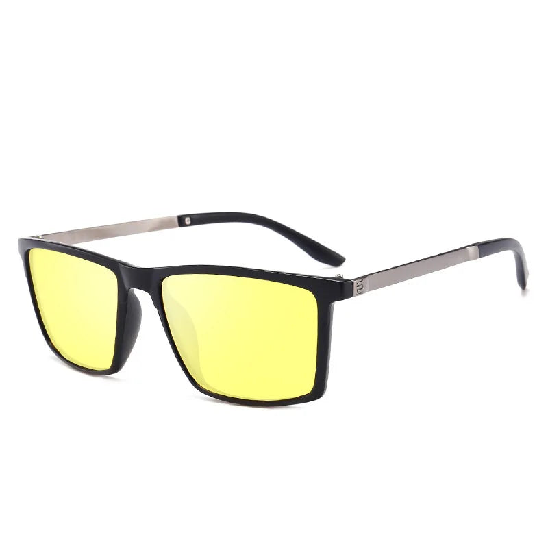 Men's Retro Square Polarized Sunglasses