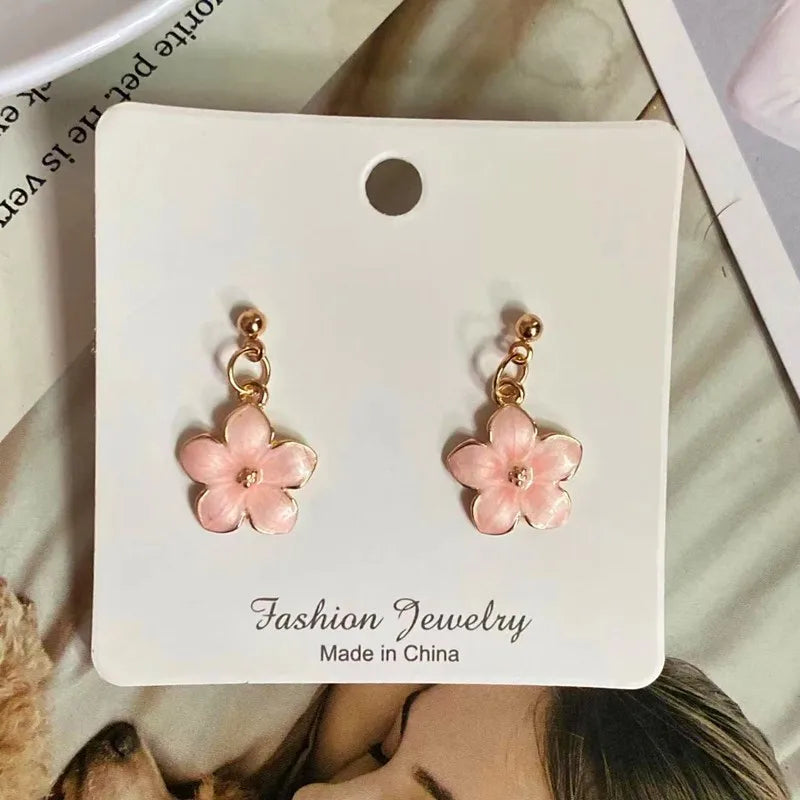 Colourful Flower Pendant Choker Necklace for Women