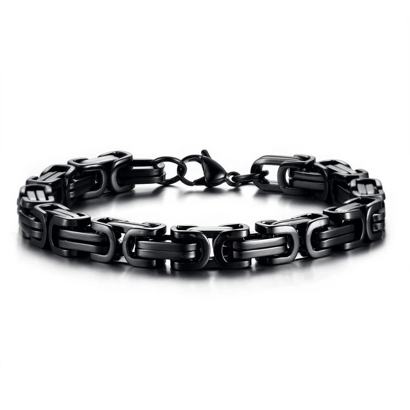 Byzantine Stainless Steel Chain Bracelet
