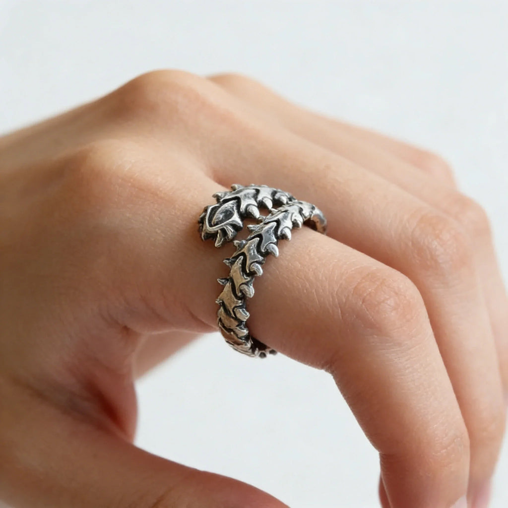 Adjustable Centipede Ring in Zinc Alloy