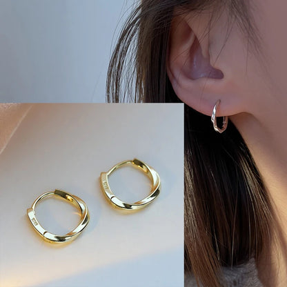 925 Sterling Silver Bow Knot Ear Clip for Women — No Piercing