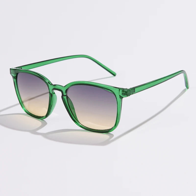 Retro Rectangle Acetate Sunglasses