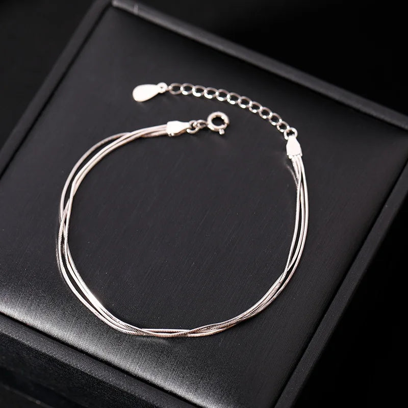 Korean Multi Layer Coil Adjustable Bracelet for Women