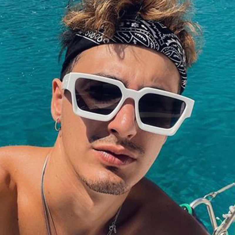 Unisex Retro Square Fashion Sunglasses