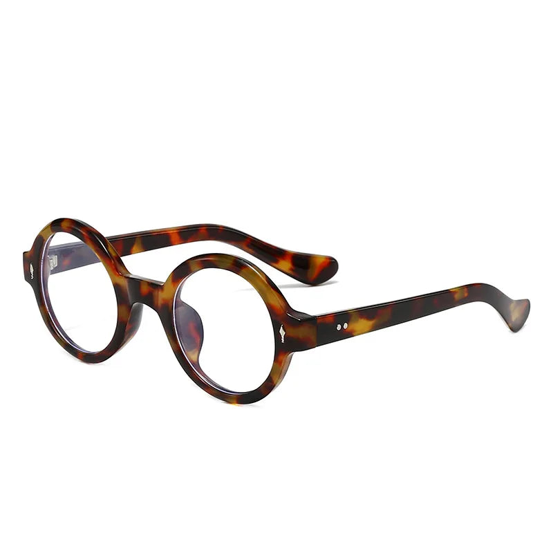Retro Round Fashion Eyeglasses
