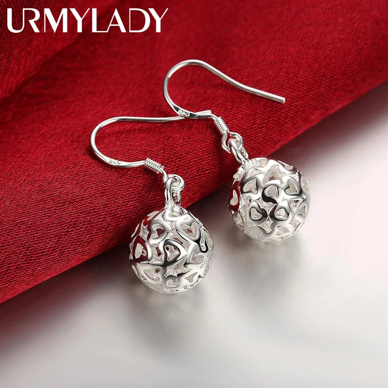 925 Sterling Silver Ball Stud Earrings for Women
