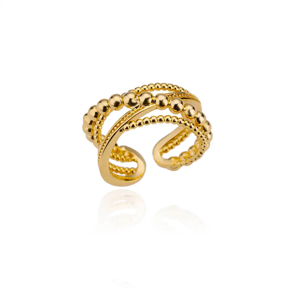 Classic Never-Fade Couple Ring | 18K Gold Plated Stainless Steel