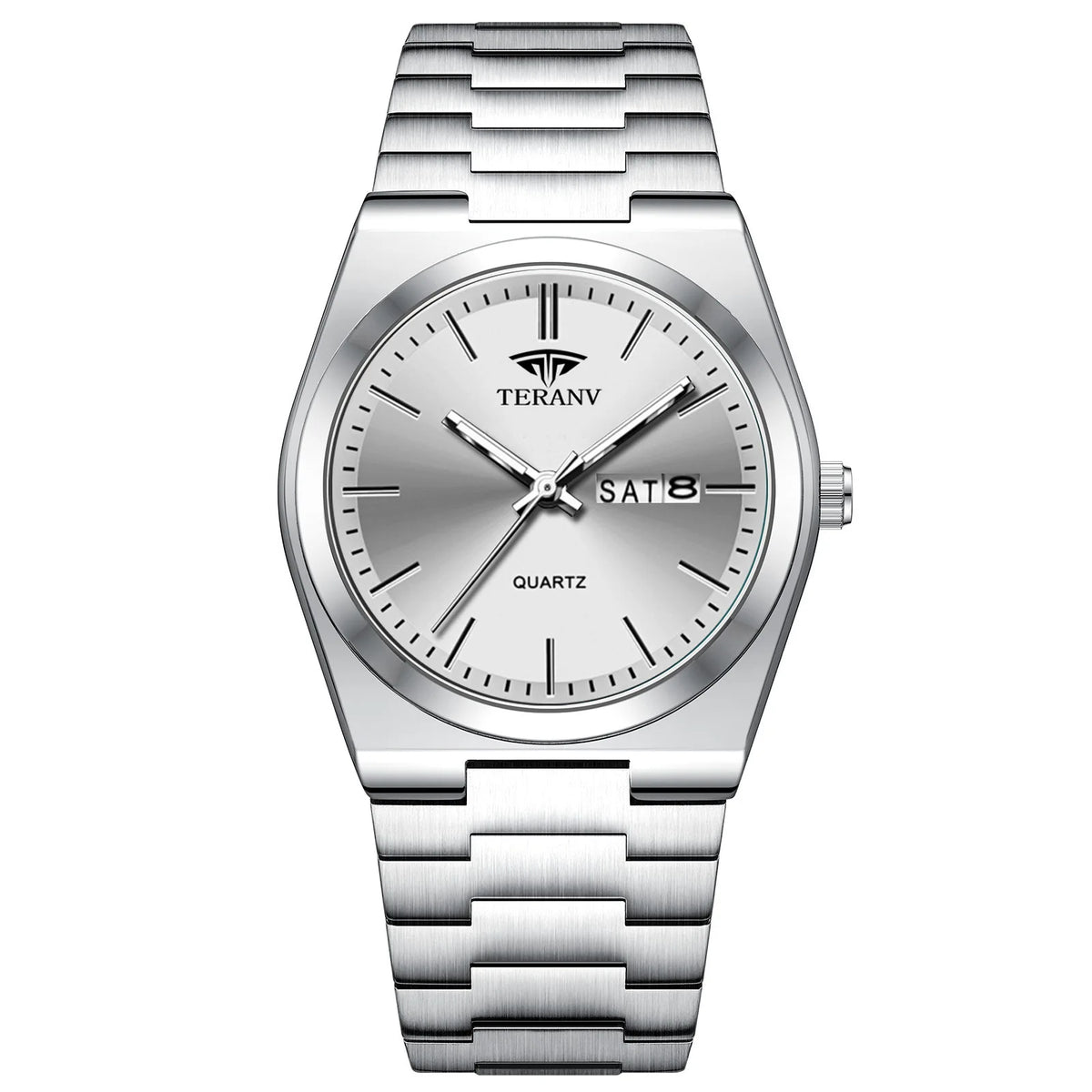 Men's Minimalist Quartz Watch with Alloy Bracelet