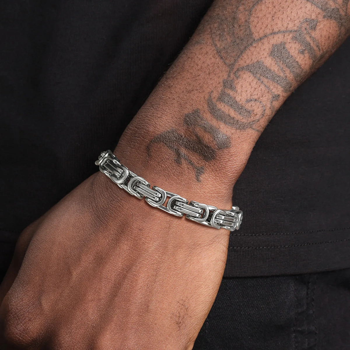 Byzantine Stainless Steel Chain Bracelet