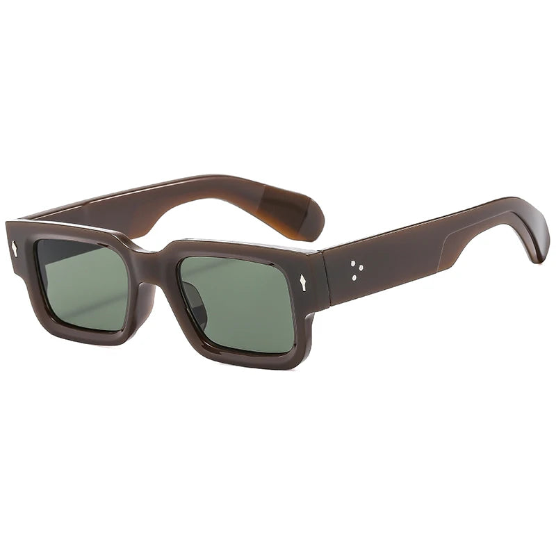 Retro Minimalist Rectangle Sunglasses