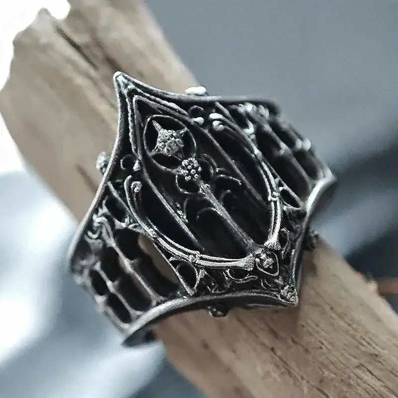 Gothic Castle Statement Ring