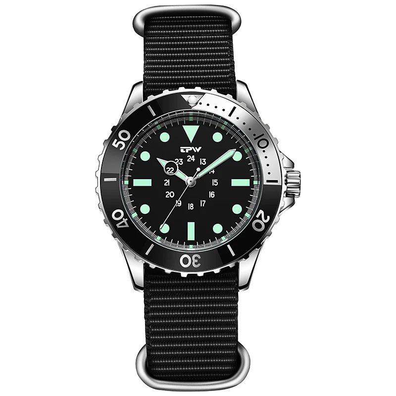Diver-Inspired Quartz Field Watch