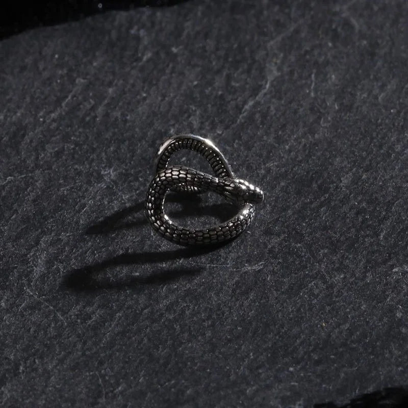 Vintage Snake Copper Non-Piercing Ear Clip