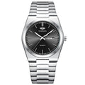 Men's Minimalist Quartz Watch with Alloy Bracelet