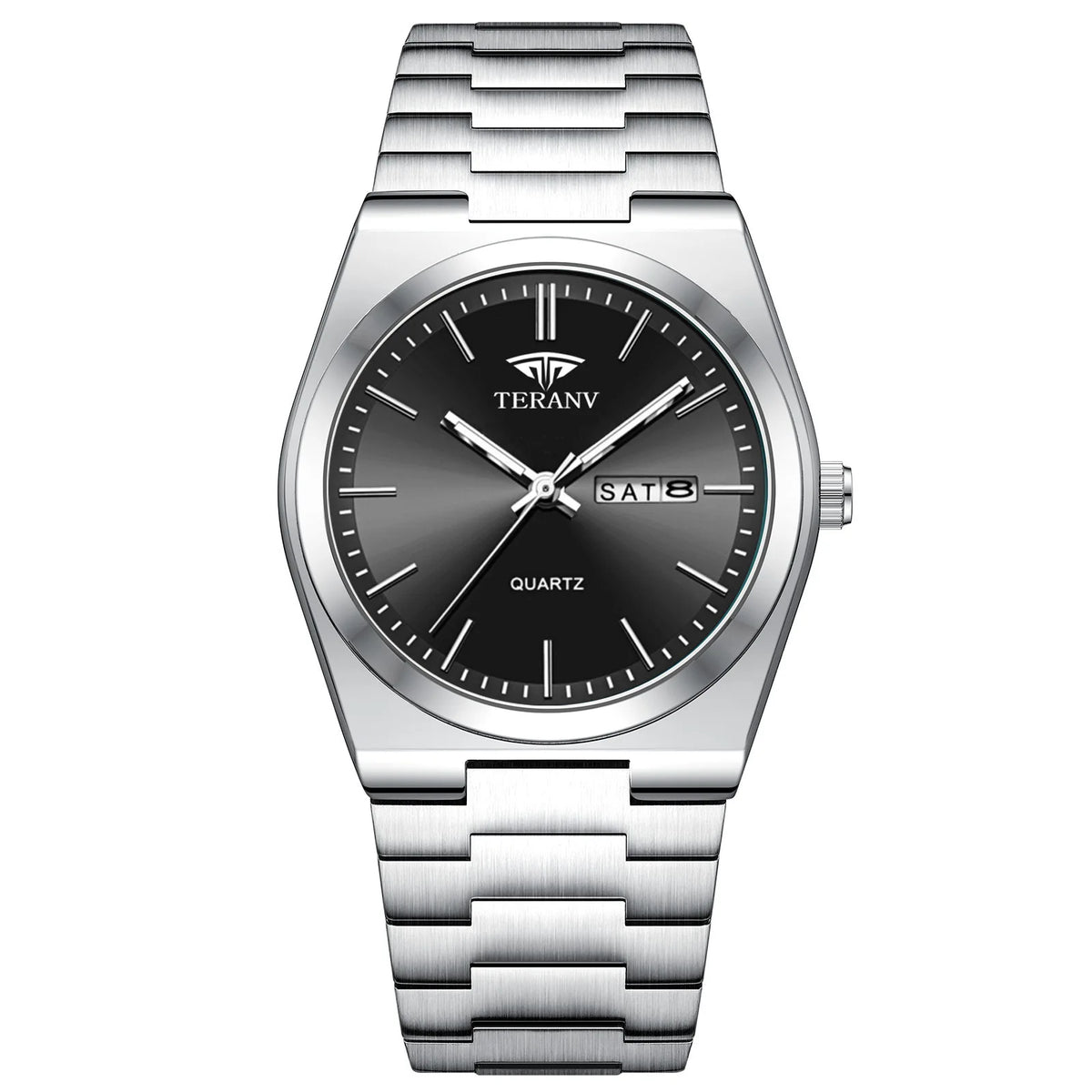 Men's Minimalist Quartz Watch with Alloy Bracelet