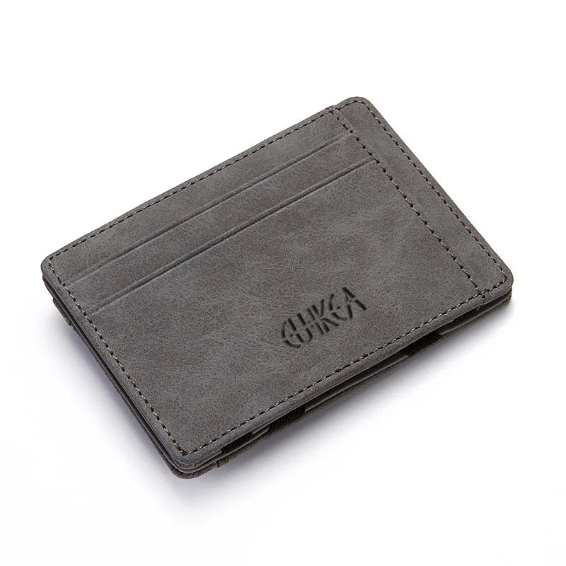 Slim Magic Men's Mini Wallet | PU Leather Card Holder & Coin Purse