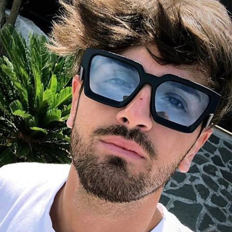 Unisex Retro Square Fashion Sunglasses