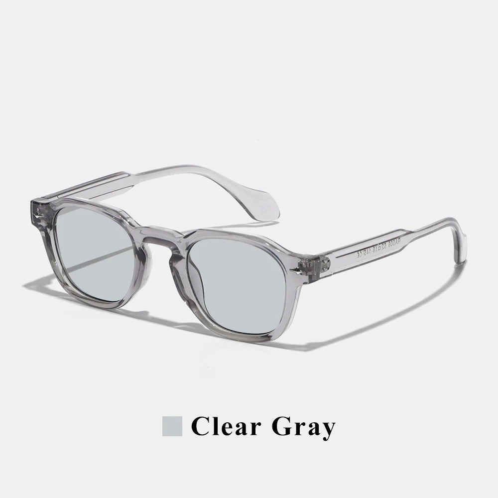 Unisex Retro Round Polycarbonate Fashion Sunglasses