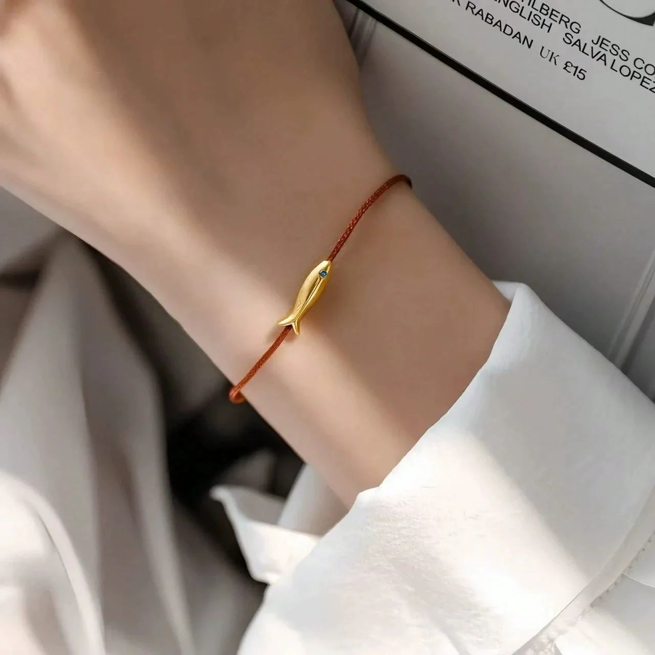 925 Sterling Silver Butterfly Bead String Bracelet for Women