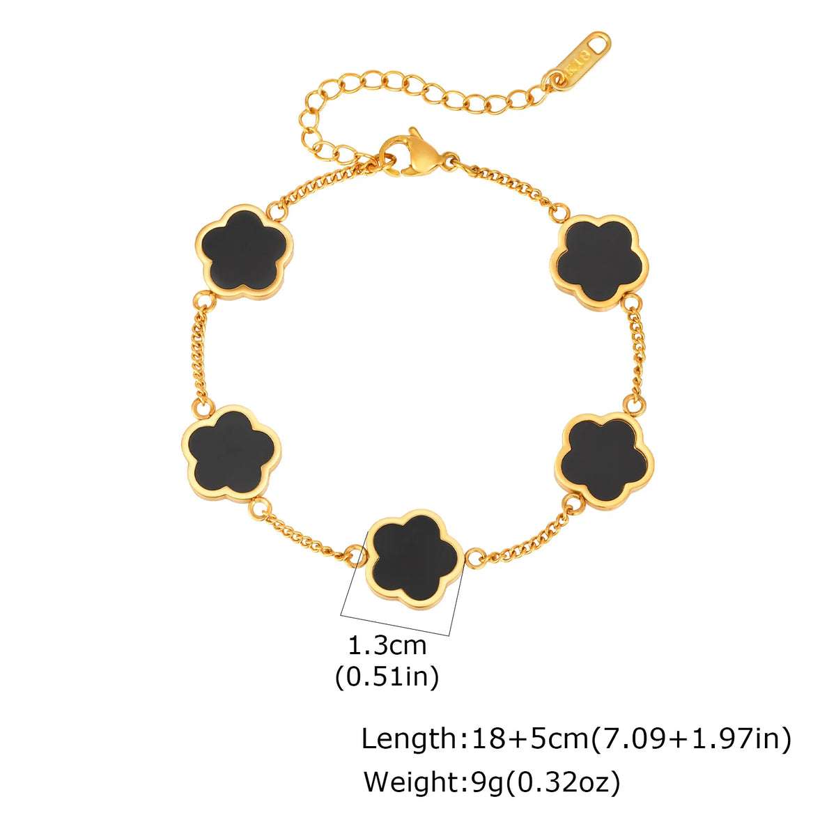 Men's Flower Chain Bracelet