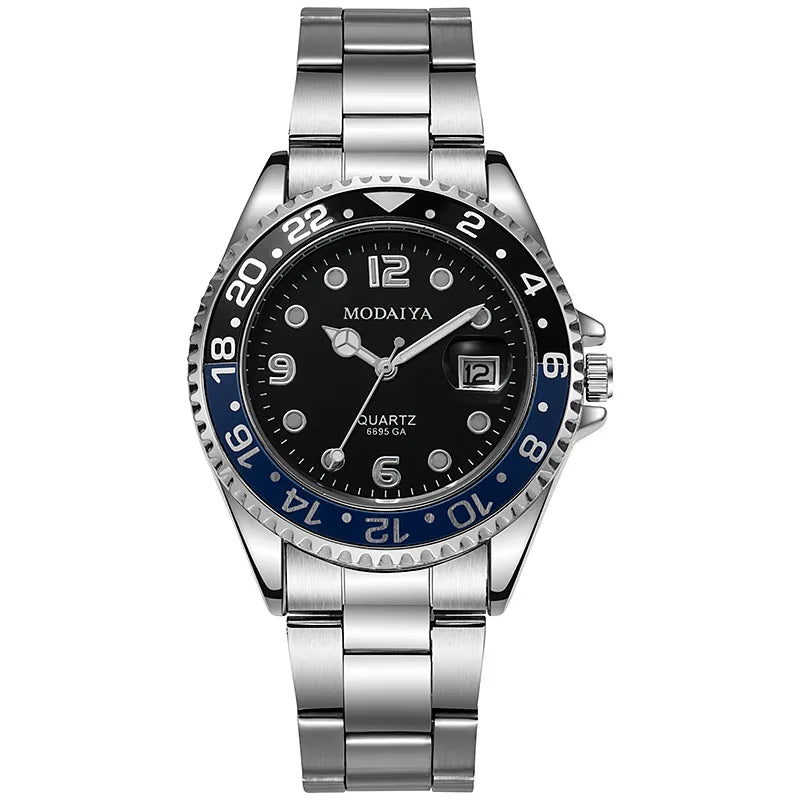 Men's Quartz Watch with Silicone Strap