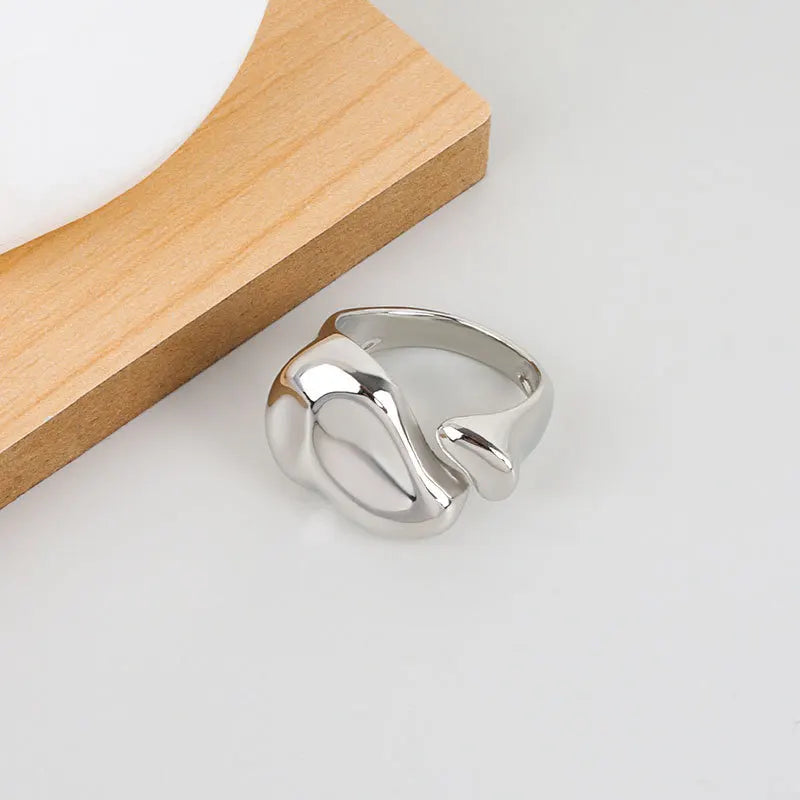 Colourful Drip Glaze Adjustable Ring for Women