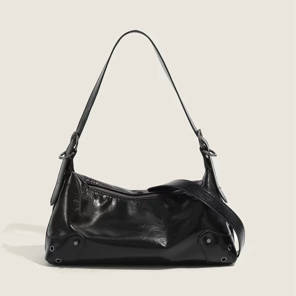 PU Leather Underarm Crossbody Bag for Women