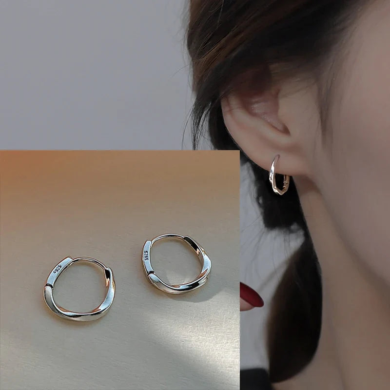 925 Sterling Silver Bow Knot Ear Clip for Women — No Piercing