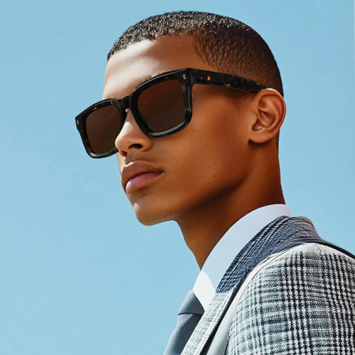 Unisex Classic Square Polarized Sunglasses