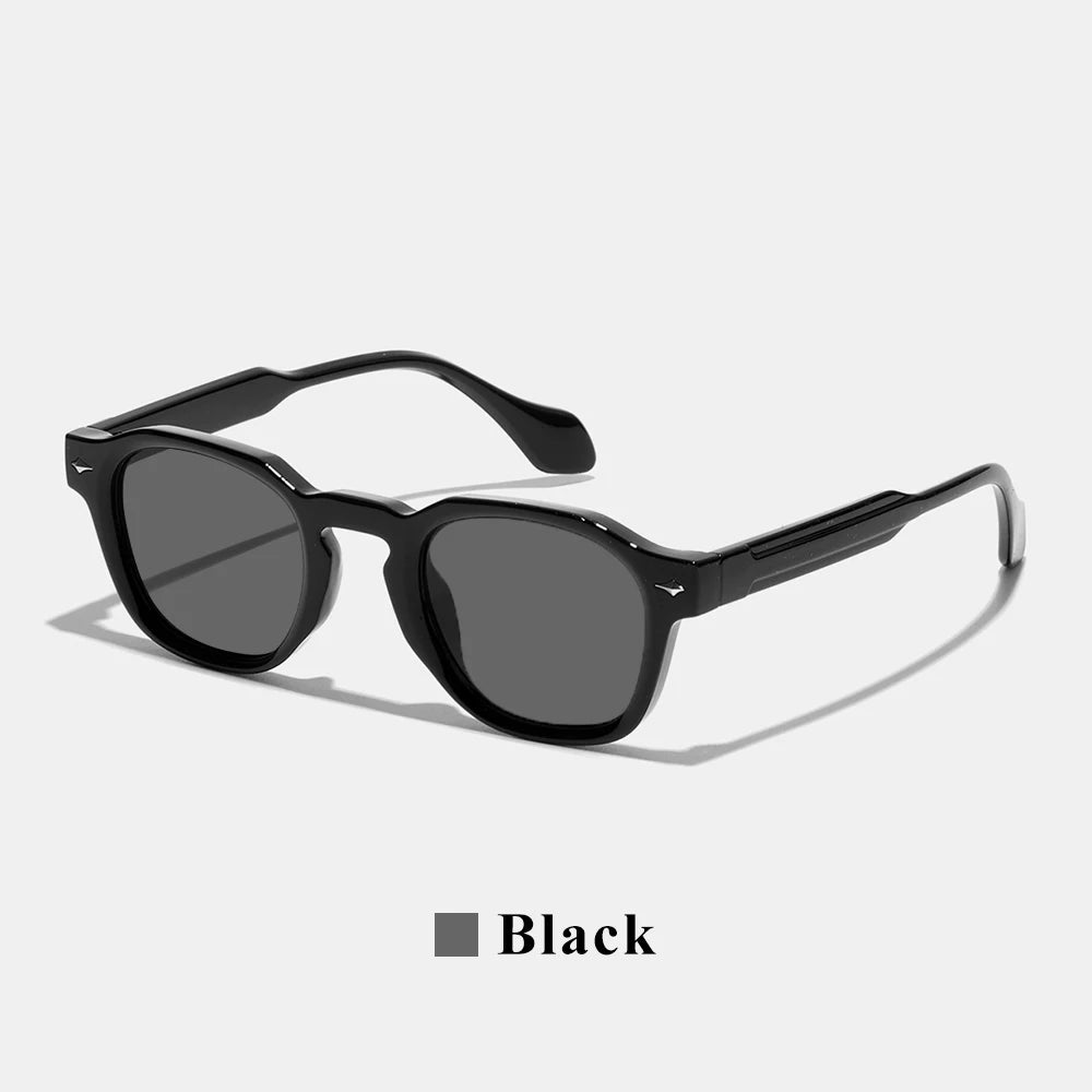 Unisex Retro Round Polycarbonate Fashion Sunglasses
