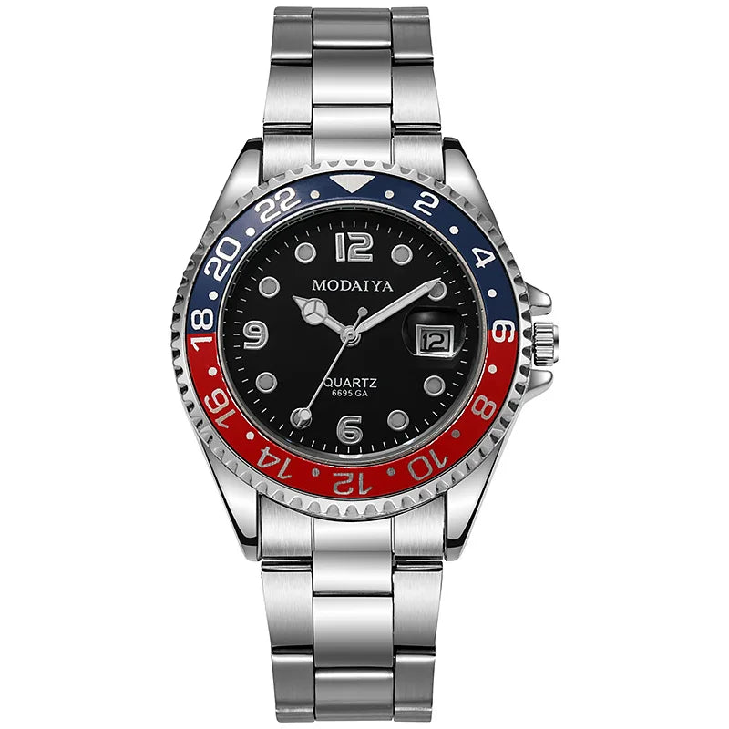 Men's Quartz Watch with Silicone Strap