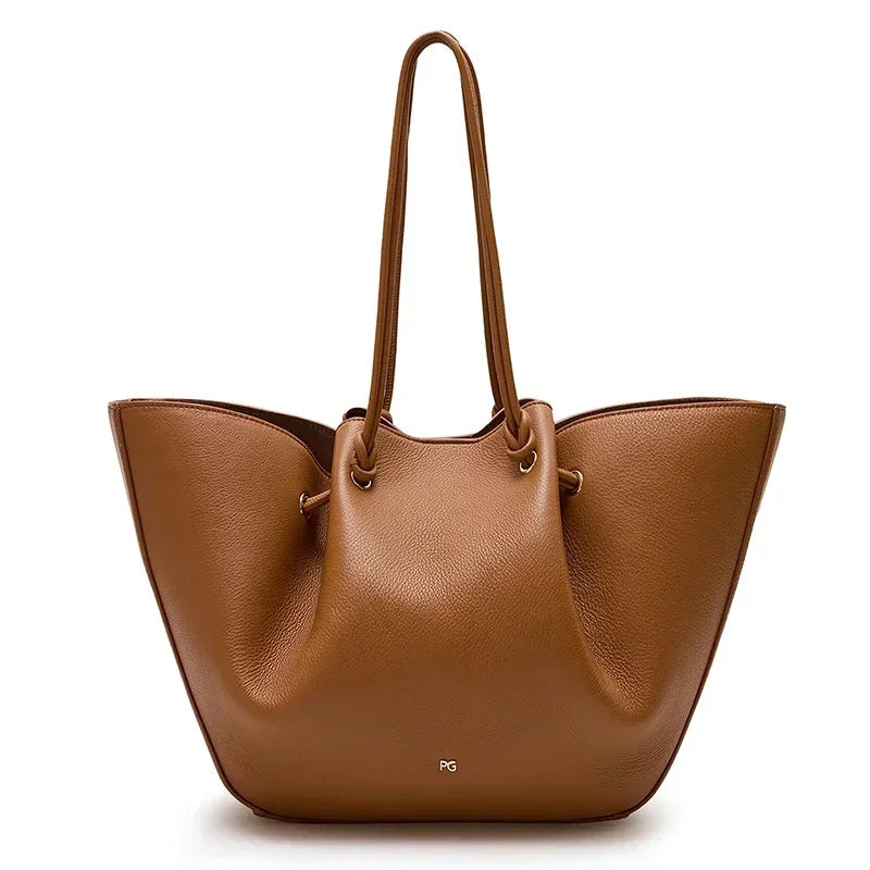 Pebbled PU Tote Bag for Women