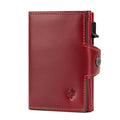 Smart Pop-Up | PU Leather Men's Wallet | RFID Blocking Slim Card Case with Zip Coin Pocket