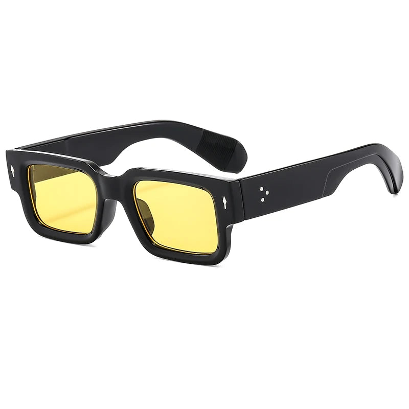 Retro Minimalist Rectangle Sunglasses