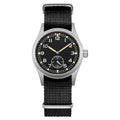 Men's Vintage-Style Quartz Field Watch with Nylon Strap
