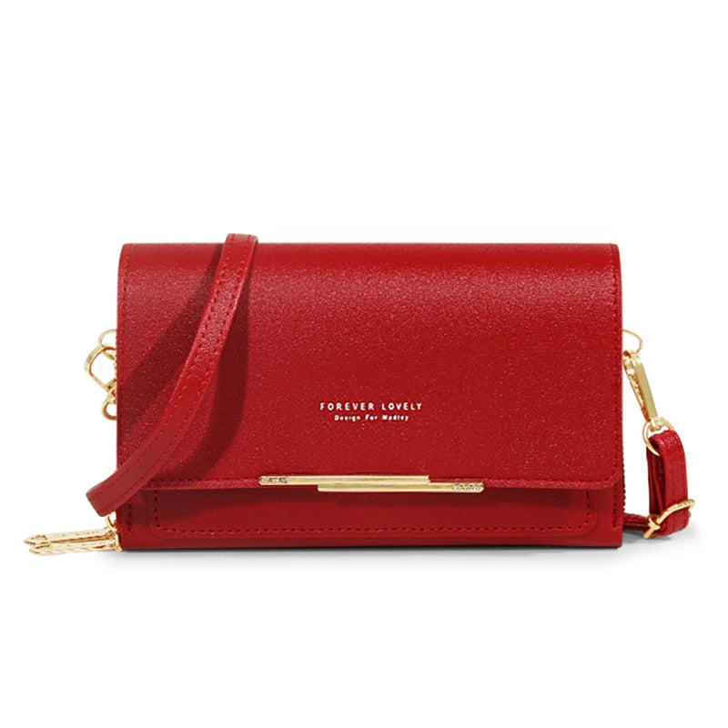 Korean Style Multi-Card Shoulder Bag Wallet for Women