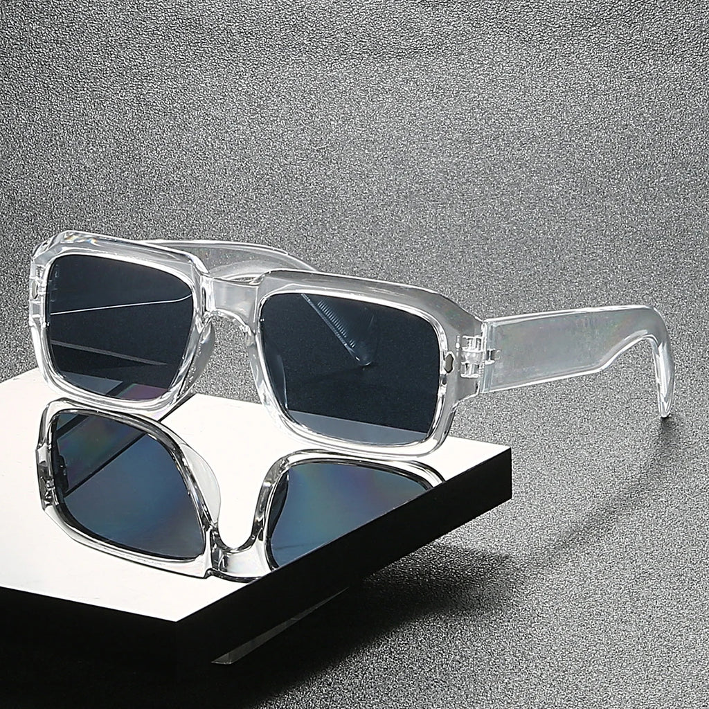 Retro Rectangle Fashion Glasses