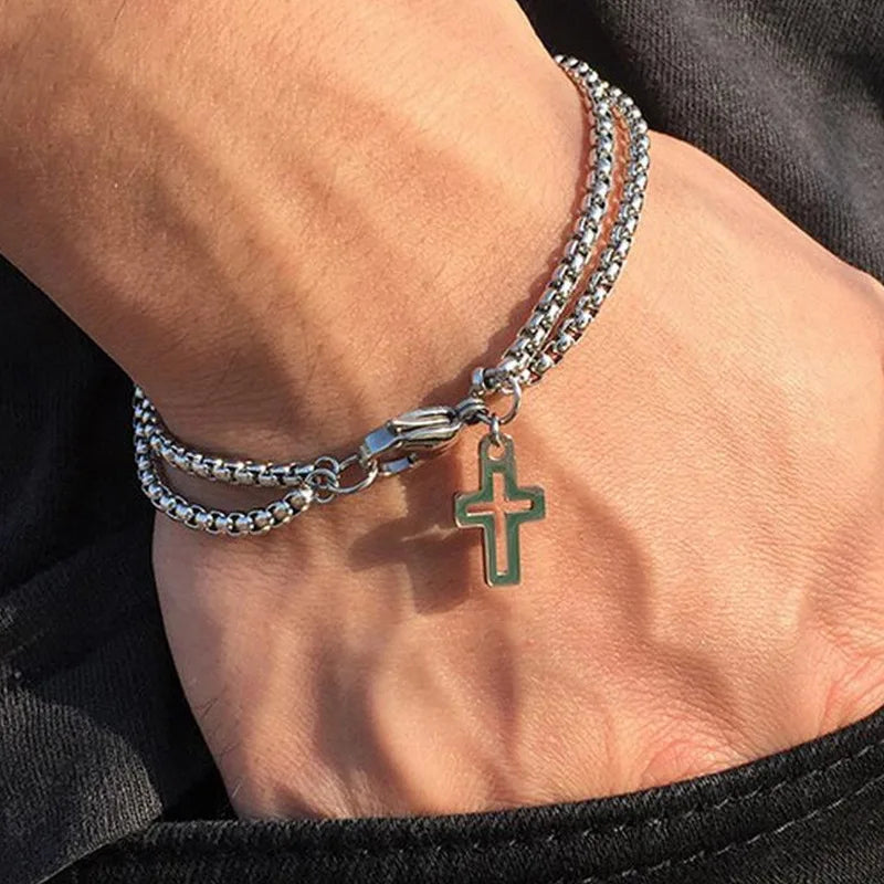 Vintage Silver-Plated Open Cuff Bracelet