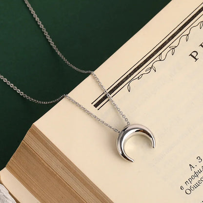 925 Sterling Silver Star Smile Dimple Pendant Necklace for Women
