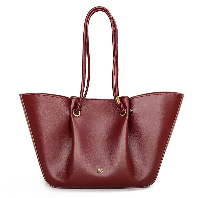 Pebbled PU Tote Bag for Women
