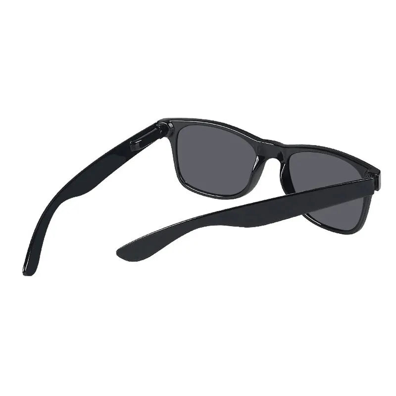Men's Classic Black Rectangle Sunglasses