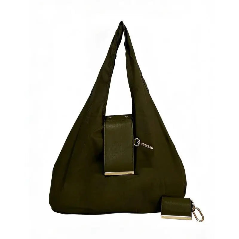 Waterproof PVC Keychain Tote Bag for Women | Foldable Reusable