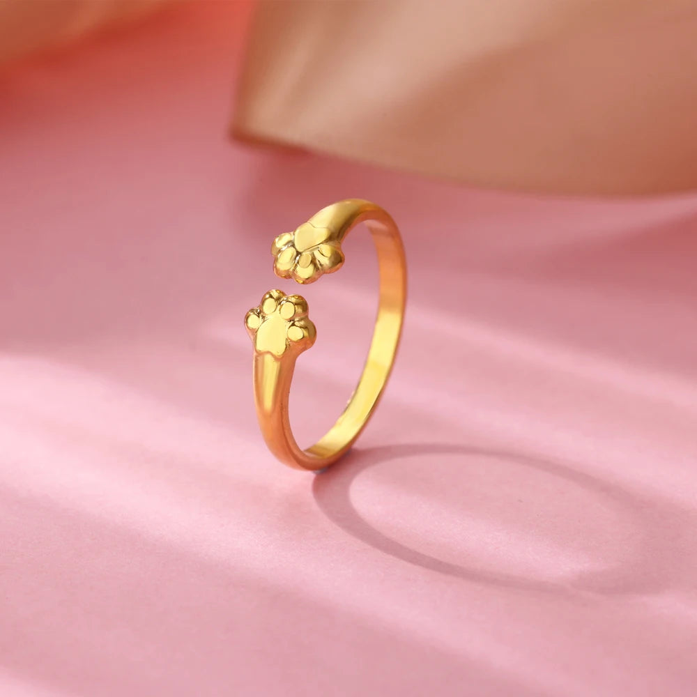 Evil Eye Zircon Adjustable Ring for Women | Luxury 18K Gold Plated