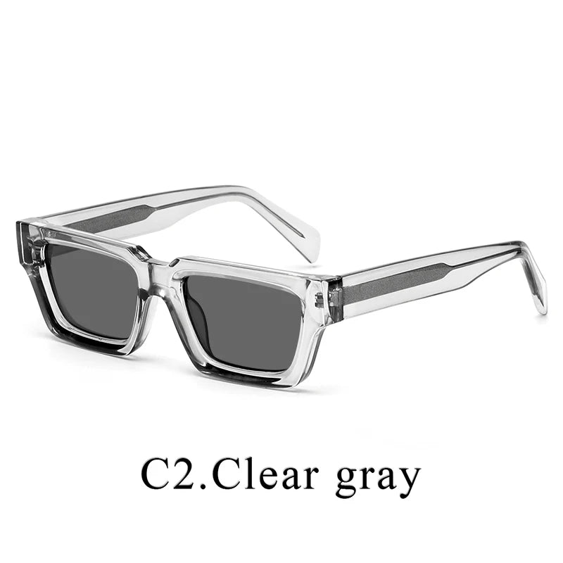 Men's Retro Square Polycarbonate Fashion Glasses