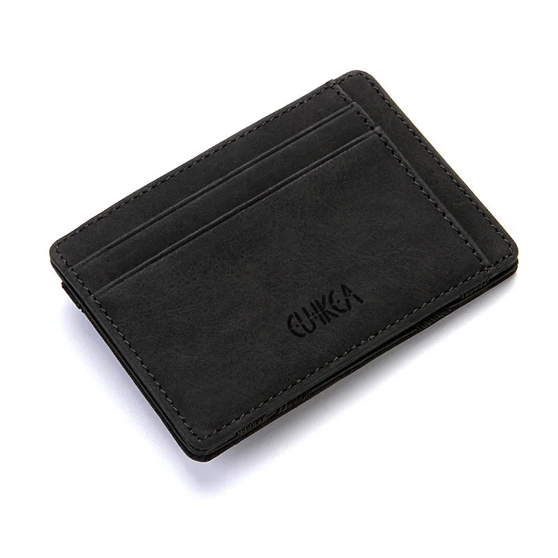 Slim Magic Men's Mini Wallet | PU Leather Card Holder & Coin Purse