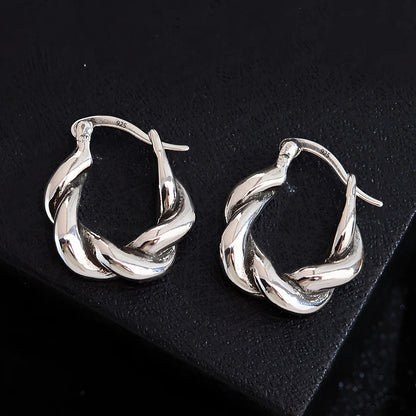 925 Sterling Silver Bow Knot Pearl Earrings for Women