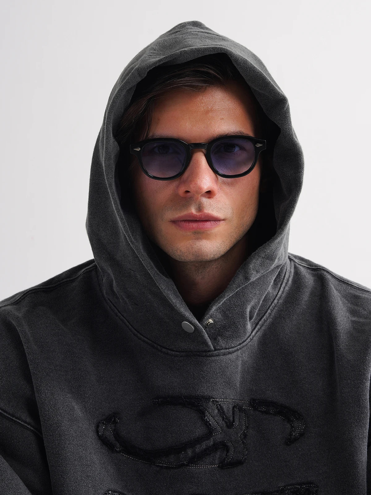 Unisex Retro Round Polycarbonate Sunglasses