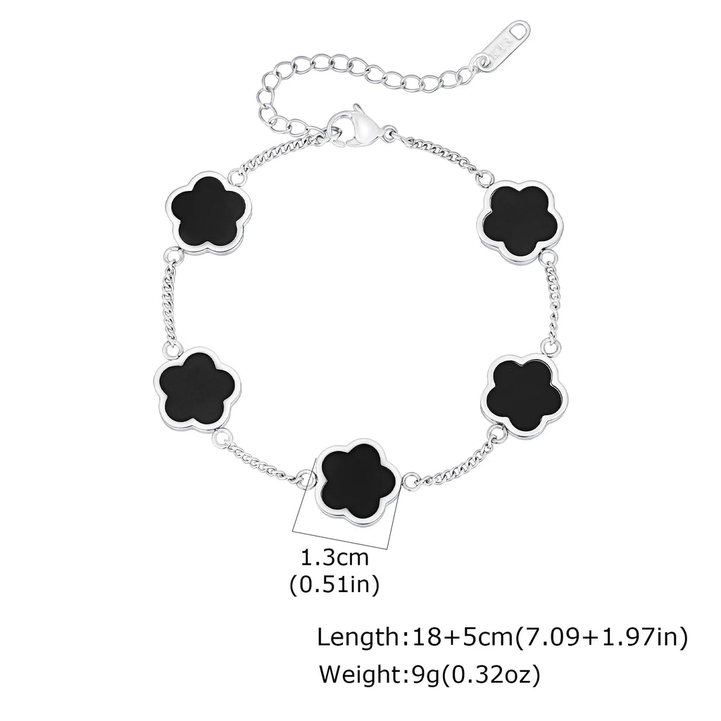 Men's Flower Chain Bracelet